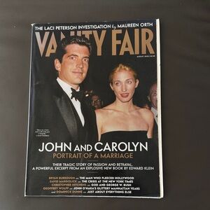 Vintage John F Kennedy,Jr &Carolyn August 2003 VanityFair Portrait of a Marriage